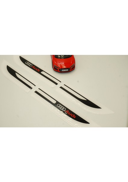 Audi A6 Logo Yan Çamurluk 3m 3D Damla Silikon Yeni Nesil Logo Amblem modelleri