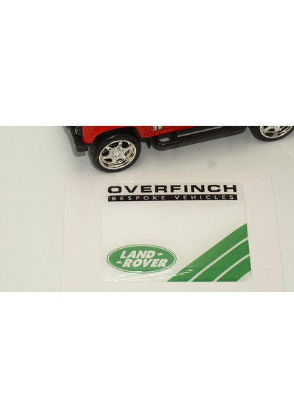 Land Rover Overfinch Logo Damla Silikon Plaka Logo Arma Amblem Yeni Stil modelleri