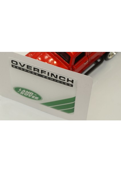Land Rover Overfinch Logo Damla Silikon Plaka Logo Arma Amblem Yeni Stil indirimleri