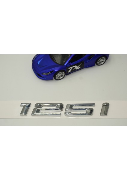 Bmw 125İ Bagaj Krom Metal 3m 3D Yazı Logo modelleri