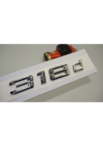 Bmw 318D Bagaj Krom Metal 3m 3D Yazı Logo