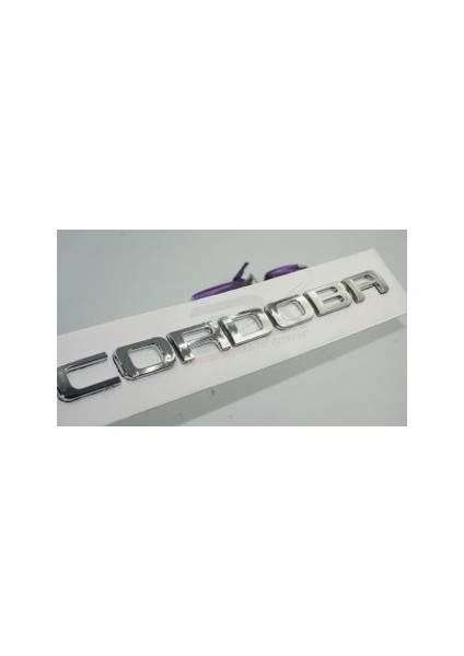 Seat Cordoba 98-2010 Yeni Nesil Bagaj Krom Abs 3m 3D Yazı Logo Amblem