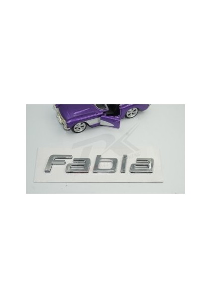 Skoda Fabia 2007 2015 Bagaj Krom Abs 3m 3D Yazı Logo Amblem modelleri
