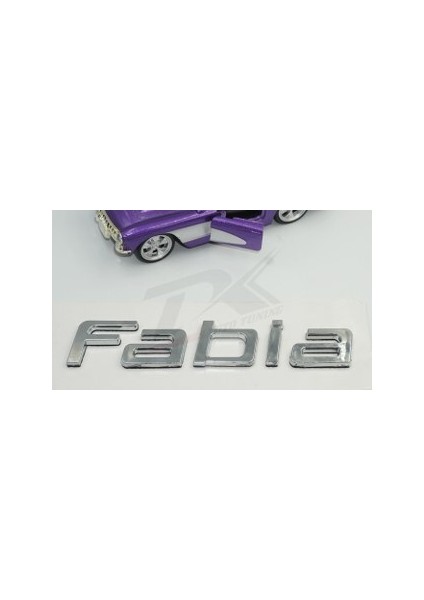 Skoda Fabia 2007 2015 Bagaj Krom Abs 3m 3D Yazı Logo Amblem fırsatları