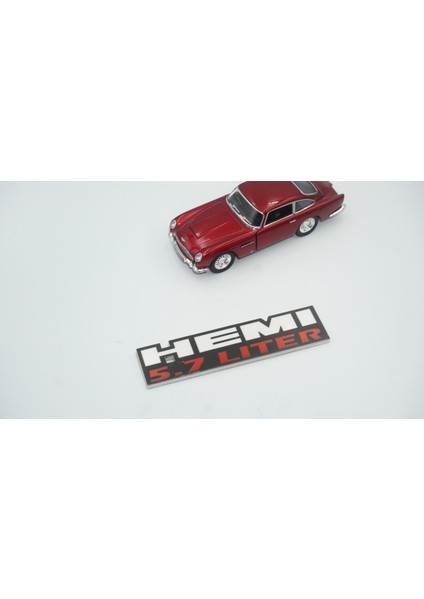 Dodge Challenger Durango Ram Hemi 5.7 Liter Logo Epoksi Abs Bagaj 3m 3D Logo Arma