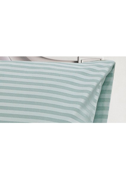 Jardin Bambu Jakar Kumaş Mint Ikili Oksford 60X80 cm Yastık KILIFI -1354