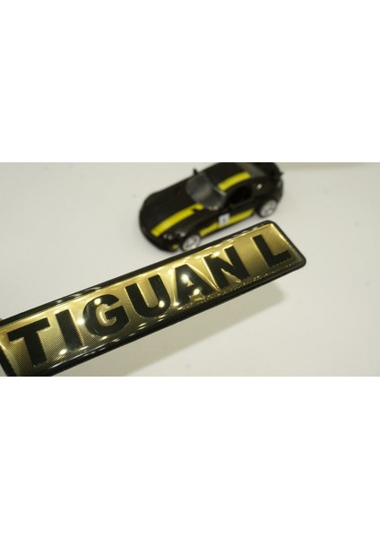 Volkswagen Tiguan L Logo Bagaj 3m 3D Damla Desen Yazı Logo Amblem