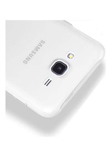 Samsung Galaxy J7 (J700) Kılıf Soft Silikon Şeffaf Arka Kapak