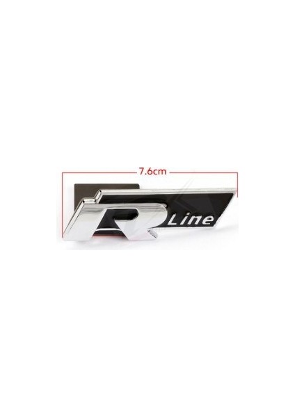 Volkswagen Vw R Line Ön Panjur 3m 3D Logo Orjinal Ürün