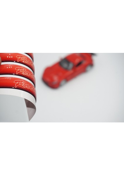 Racing Logo Damla Silikon Ayna Torpido Çamurluk Yanı Sticker indirimleri
