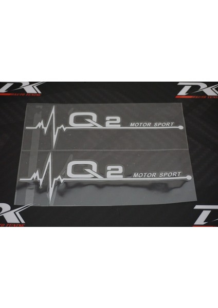 Audi Q2 Motor Sport Kelebek Cam Sticker 2 Li Set fırsatları