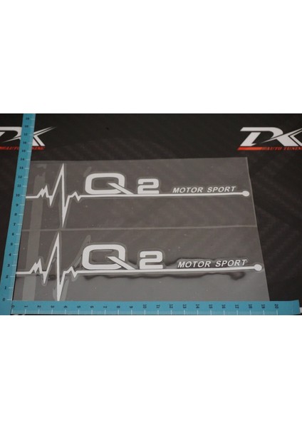 Audi Q2 Motor Sport Kelebek Cam Sticker 2 Li Set indirimleri