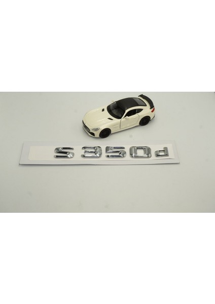 S350D Bagaj Krom Metal 3m 3D Yazı Logo