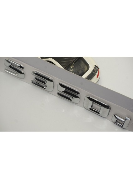 S350D Bagaj Krom Metal 3m 3D Yazı Logo