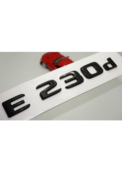 E 230D Bagaj Parlak Siyah Abs 3m 3D Yazı Logo