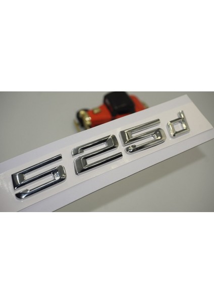 525D Bagaj Krom Metal 3m 3D Yazı Logo