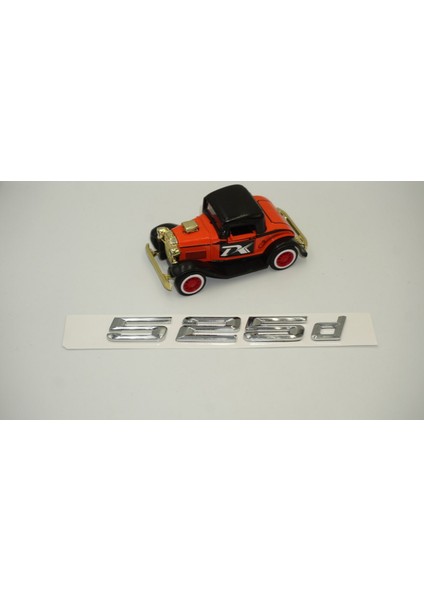 525D Bagaj Krom Metal 3m 3D Yazı Logo