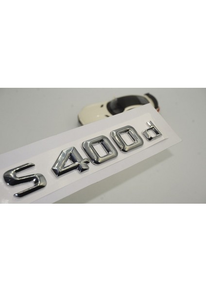 S400D Bagaj Krom Metal 3m 3D Yazı Logo