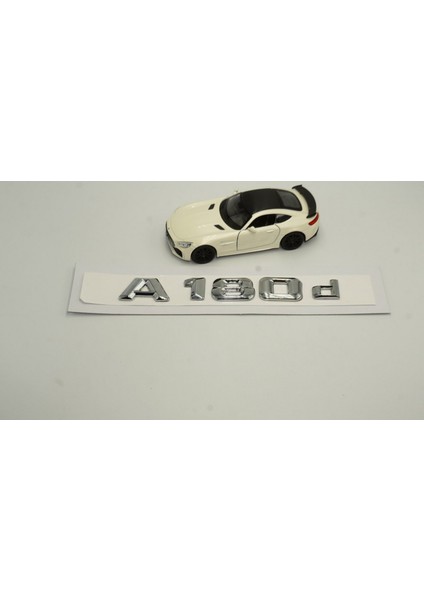 A180D Bagaj Krom Metal 3m 3D Yazı Logo
