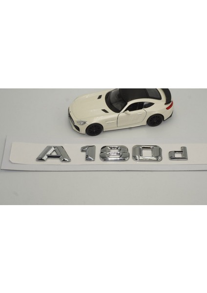 A180D Bagaj Krom Metal 3m 3D Yazı Logo