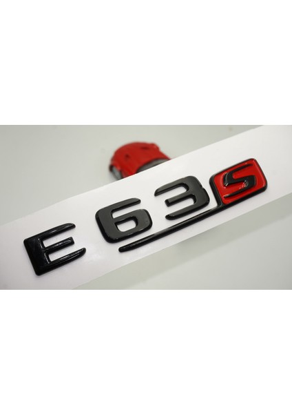 E 63S Bagaj Parlak Siyah Abs 3m 3D Yazı Logo