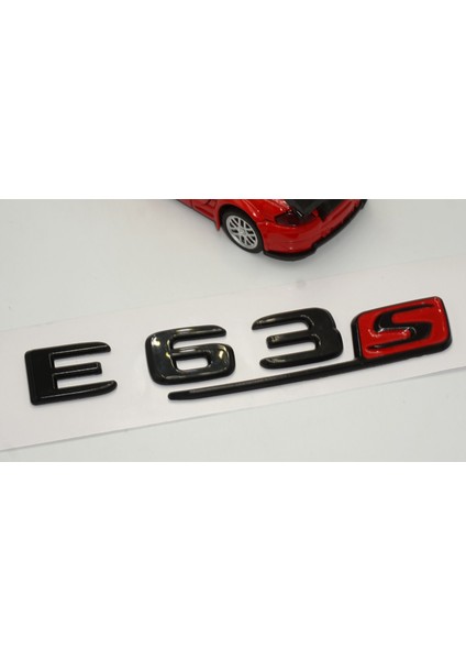 E 63S Bagaj Parlak Siyah Abs 3m 3D Yazı Logo