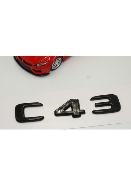C 43 Bagaj Parlak Siyah Abs 3m 3D Yazı Logo modelleri