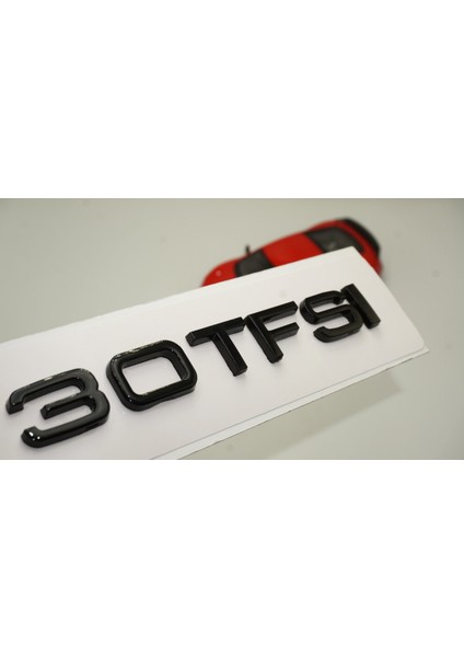 Audi 30 Tfsi Siyah Abs 3m 3D Bagaj Yazı Logo Orjinal Ürün