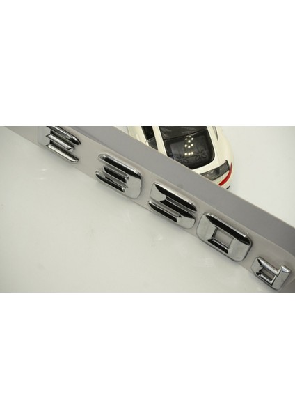E350D Bagaj Krom Metal 3m 3D Yazı Logo