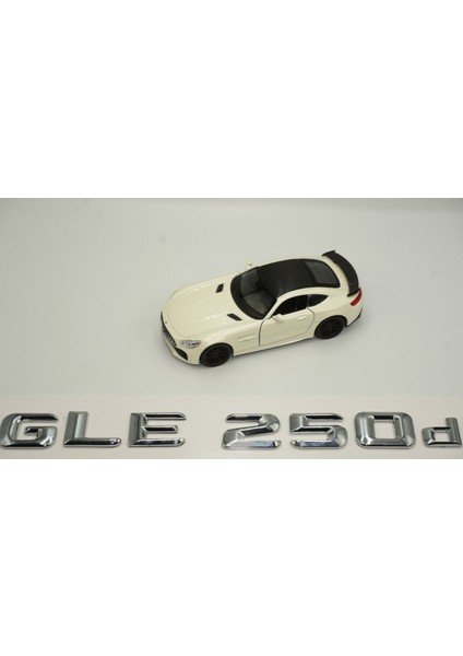 GLE250D Bagaj Krom Metal 3m 3D Yazı Logo