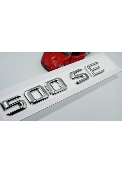 500 Se Bagaj Krom Metal 3m 3D Yazı Logo