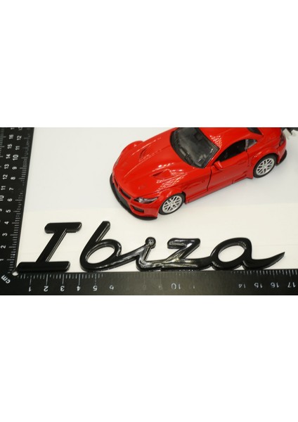 Seat Ibiza Yeni Nesil Siyah Abs 3m 3D Bagaj Yazı Logo Orjinal Ürün