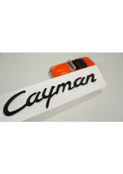 Porsche Cayman Bagaj 3m 3D Abs Yazı Logo Amblem