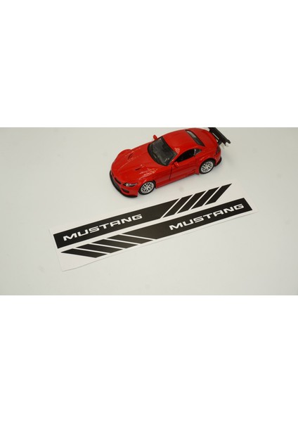 Mustang Yan Aynalar Selefon Kaplama Sticker Seti