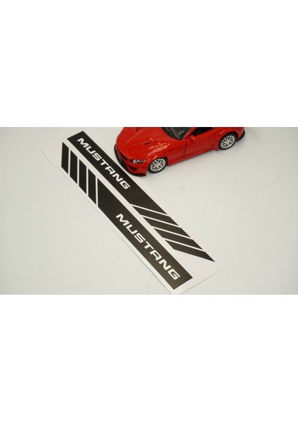 Mustang Yan Aynalar Selefon Kaplama Sticker Seti