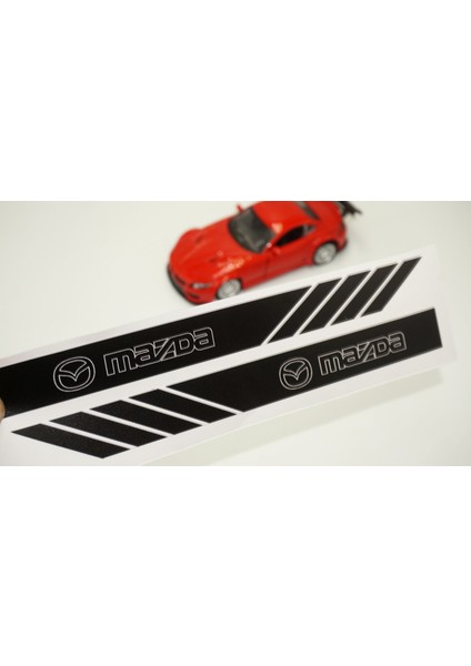 Mazda Yan Aynalar Selefon Kaplama Sticker Seti