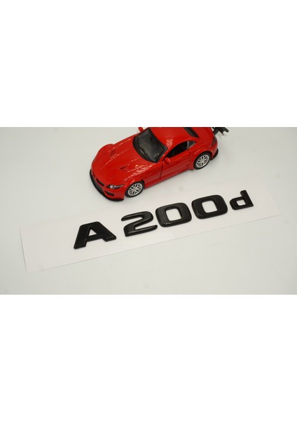 A 200D Bagaj Parlak Siyah Abs 3m 3D Yazı Logo