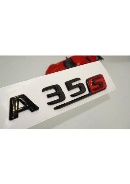 A 35S Bagaj Parlak Siyah Abs 3m 3D Yazı Logo
