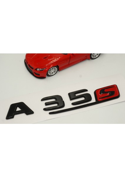 A 35S Bagaj Parlak Siyah Abs 3m 3D Yazı Logo