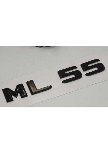 ml 55 Bagaj Parlak Siyah Abs 3m 3D Yazı Logo