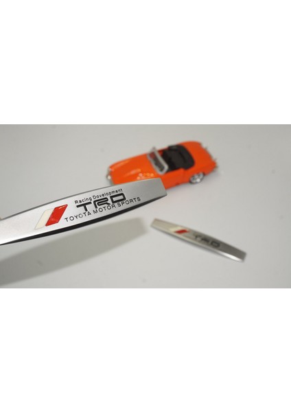 Trd Logo Yan Çamurluk 3m 3D Krom Metal Logo Amblem