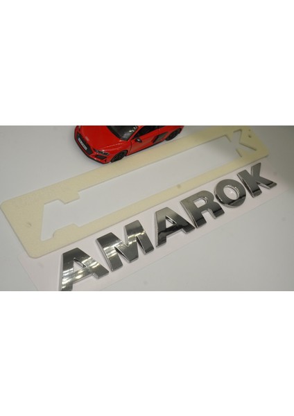 Vw Volkswagen Amarok Bagaj Krom Abs 3m 3D Yazı Logo Amblem