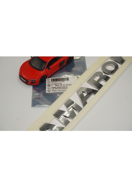 Vw Volkswagen Amarok Bagaj Krom Abs 3m 3D Yazı Logo Amblem