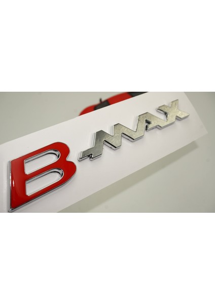 B Max Krom Abs 3m 3D Bagaj Yazı Logo