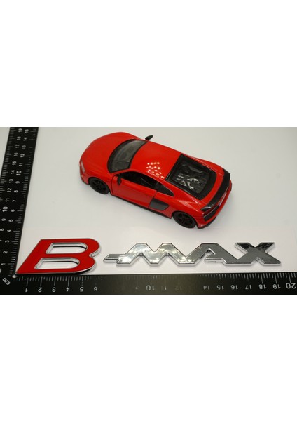 B Max Krom Abs 3m 3D Bagaj Yazı Logo