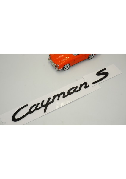 Porsche Cayman S Bagaj 3m 3D Abs Yazı Logo Amblem Seti