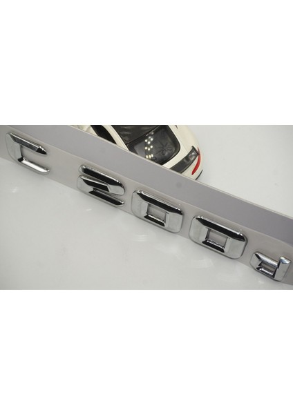 C200D Bagaj Krom Metal 3m 3D Yazı Logo