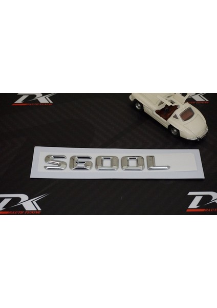 S600L Bagaj Krom Metal 3m 3D Yazı Logo modelleri