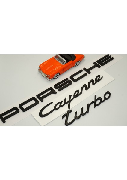 Porsche Cayenne Turbo Bagaj 3m 3D Abs Yazı Logo Amblem Seti fiyatları