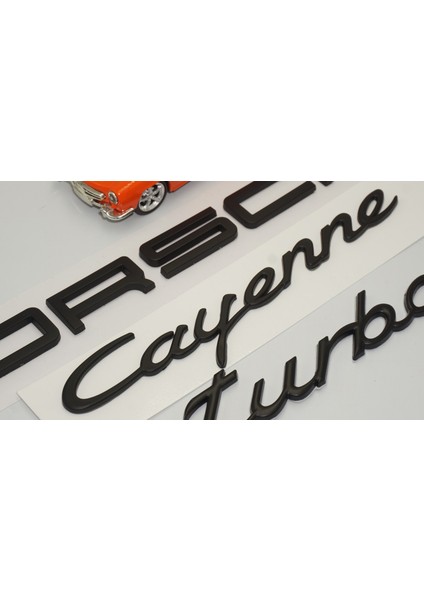 Porsche Cayenne Turbo Bagaj 3m 3D Abs Yazı Logo Amblem Seti modelleri